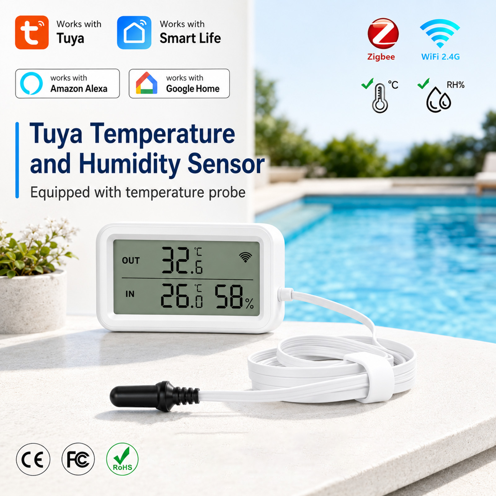 Temperature Humidity Sensor - Harici Su Geçirmez Sıcaklık Nem Sensörü