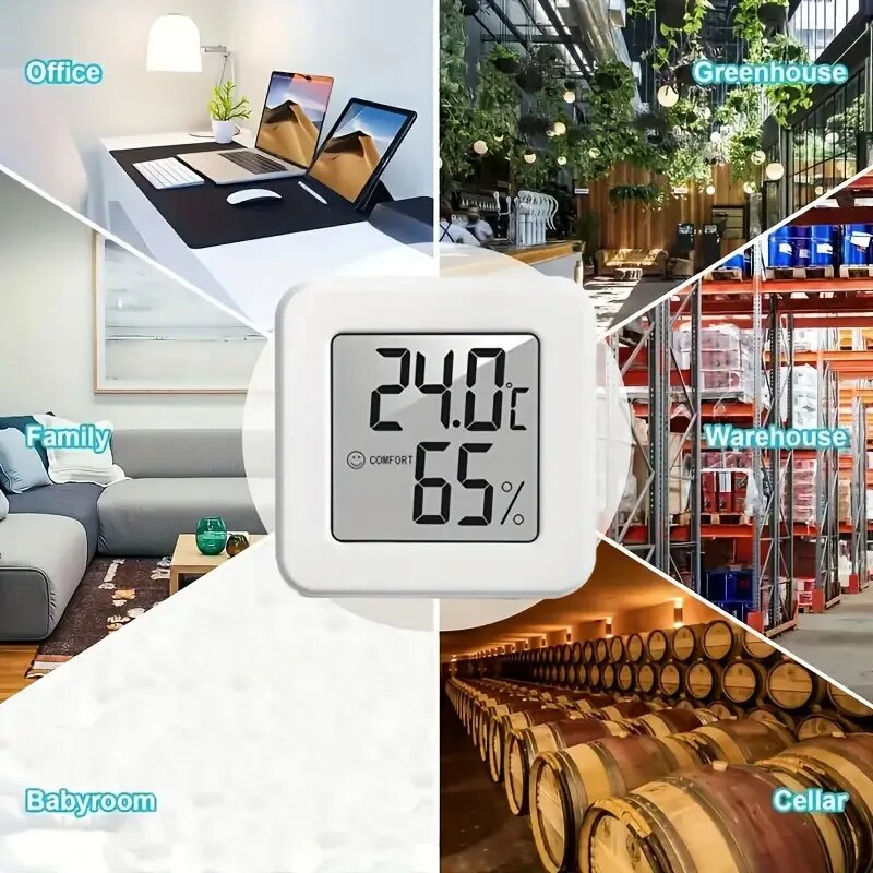 Temperature Humidity Sensor - Dijital Higrometre Termometre İç Mekan Termometresi
