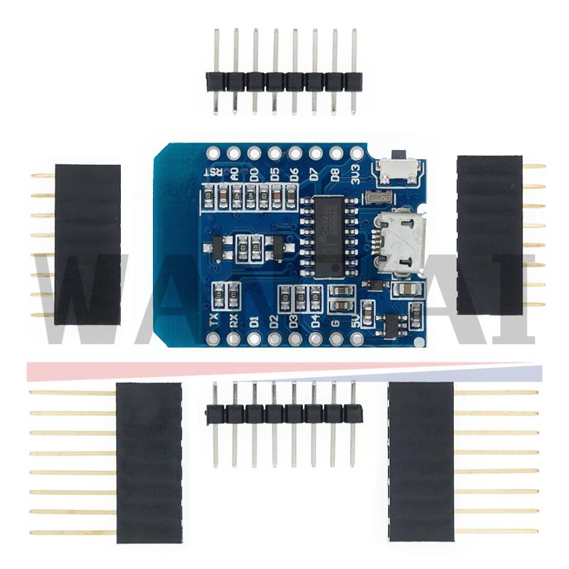 WeMos D1 Mini Pro V3.0.0 Bayt  - Esp8266 Nodemcu Board incelemesi ve fiyatı