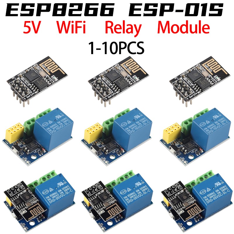 ESP8266 ESP-01 ESP-01S 5V WiFi - Home Automation With Arduino incelemesi ve fiyatı