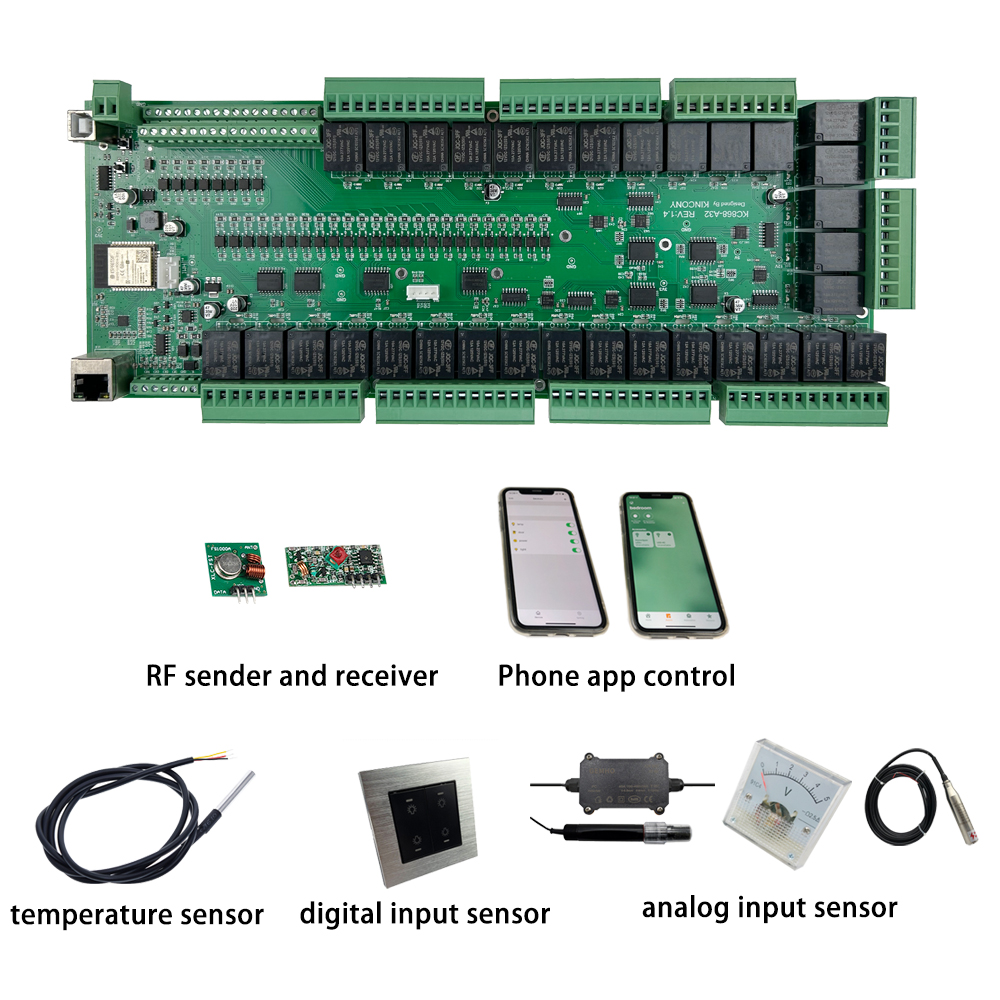 KC868-A32 ESP32 Wifi RS232 USB - Home Automation With Arduino incelemesi ve fiyatı